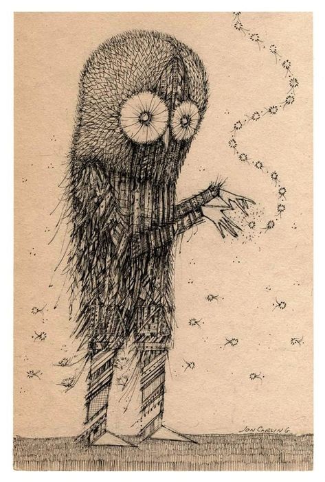 Jon Carling (@JonCarling) on X Nightmare Drawing, Jon Carling, Micron Pen Art, Creepy Characters, John Kenn, Surreal Images, Micron Pen, Draw Ideas, Creature Drawings