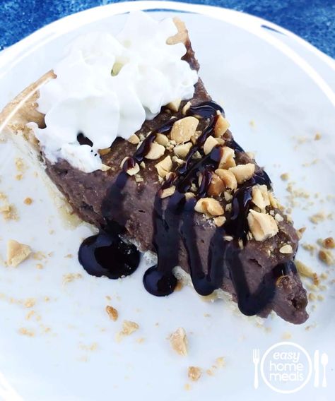 Dark Chocolate Peanut Butter Frozen Pie - Easy Home Meals Easy Home Meals, Cornbread Stuffing Recipes, Dessert Pies, Dark Chocolate Peanut Butter, Pie Easy, Brown Butter Sauce, Cornbread Stuffing, Chocolate Peanut Butter Pie, Frozen Pie