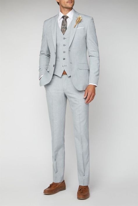 Light Grey Wedding Suit, Light Grey Suit Men, Wedding Suits Men Grey, Grey 3 Piece Suit, Grey Suit Wedding, Grey Suits, Grey Suit Men, Groom Suits, Groom Tux