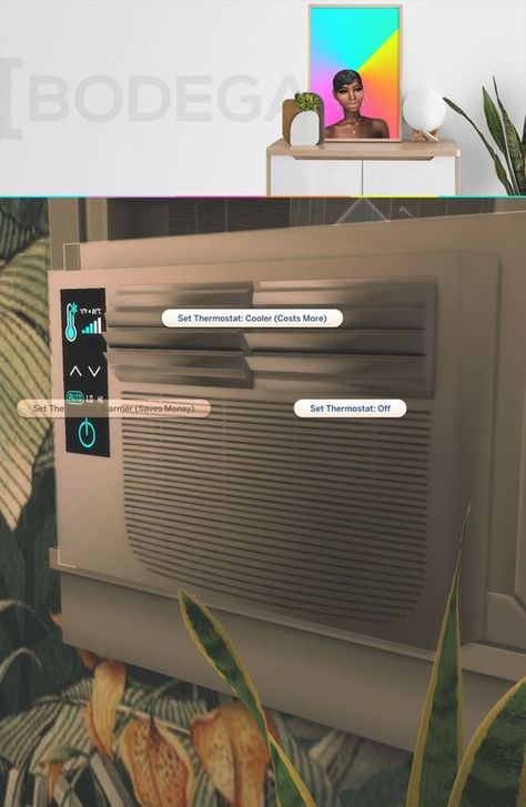 Black Simmer, Sims Furniture, Window Ac Unit, Window Ac, Sims 4 Cheats, Sims 4 Tsr, Sims 4 Family, Play Sims 4, Sims Packs