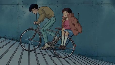 Heart Wallpaper Desktop, Whisper Of The Heart Shizuku, Whisper Of The Heart Wallpaper, Shizuku Tsukishima, Seiji Amasawa, Wallpaper Aesthetic Cute, Japanese Gif, Desktop Aesthetic, Whisper Of The Heart