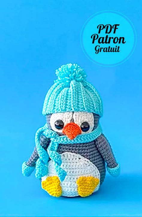 Slip Stitch Crochet, Crochet Toys Free Patterns, Crochet Penguin, Crochet Birds, Crochet Amigurumi Free Patterns, Crochet Amigurumi Free, Crochet Round, Amigurumi Free, Amigurumi Free Pattern