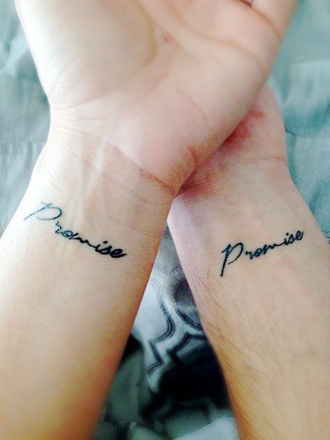 We Promise!! Promise In Different Fonts, Promise Tattoo, Different Fonts, The Promise, Color Me, Tattoo Quotes, Tatting, Body Art, Tattoo Ideas