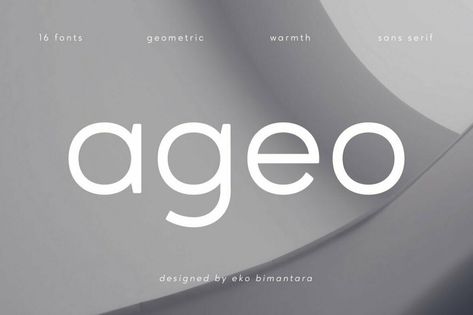 Ageo Modern Free Fonts, Minimalistic Website Design, Quirky Fonts, Fonts For Logos, Fonts Retro, Modern Fonts Free, Create Font, Minimal Font, Font Creator