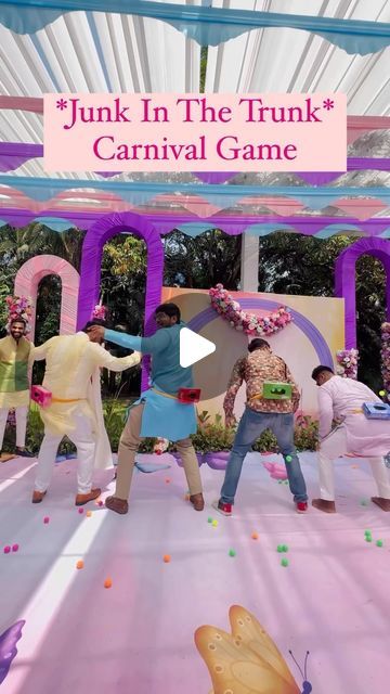 Wedding Carnival Games, Games In Wedding, Wedding Emcee, Wedding Carnival, Couple Game, Games Wedding, Carnival Wedding, Indian Wedding Couple, Carnival Games