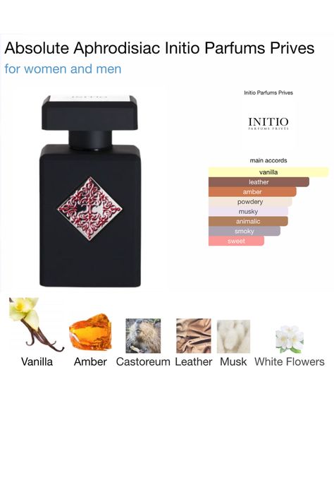 Initio Absolute Aphrodisiac, Absolute Aphrodisiac, Week Hairstyles, Unique Perfume, Seductive Perfume, Perfume Genius, Fragrances Perfume Woman, Body Hygiene, Vanilla Perfume