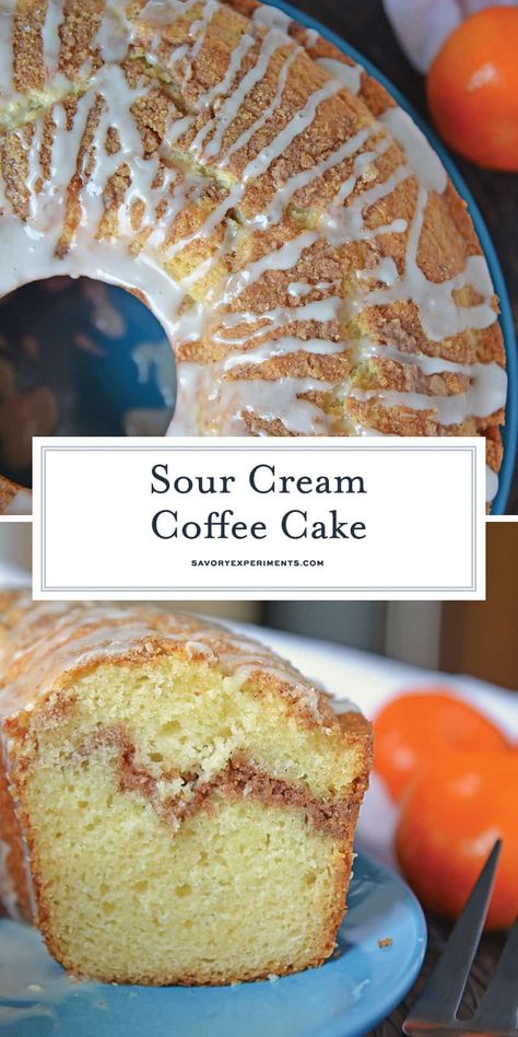 Gluten Free Coffee Cake Recipe, Sour Cream Coffee Cake Recipe, Coffee Cake Bundt, Gluten Free Coffee Cake, Fabulous Desserts, Gluten Free Coffee, Coffee Cake Recipes Easy, Apple Fritter, Cream Fresh