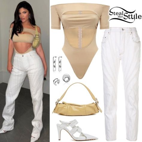 Kylie Jenner Clothes, Stile Kylie Jenner, Leather Baguette Bag, Look Kylie Jenner, Looks Kylie Jenner, Trajes Kylie Jenner, Estilo Kylie Jenner, Fantastic Fashion, Kylie Jenner Instagram