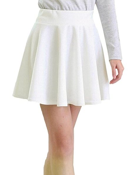 Mini Skater Skirt, Flared Mini Skirt, Birthday List, Pleated Shorts, White Skirt, Outfit Combinations, Womens Basic, Sleek Look, Cozy Knits