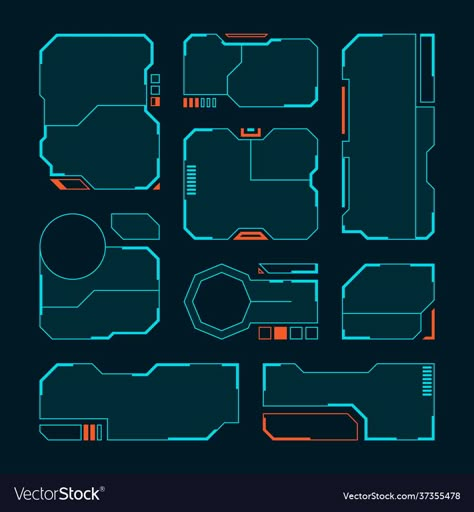 Gaming Template Design, Cyberpunk Layout Design, Futuristic Interface Design, Futuristic Layout Design, Game Screen Design, Gaming Ui Design, Game Layout Design, Sci Fi Spaceship Concept Art, Vector Game Art