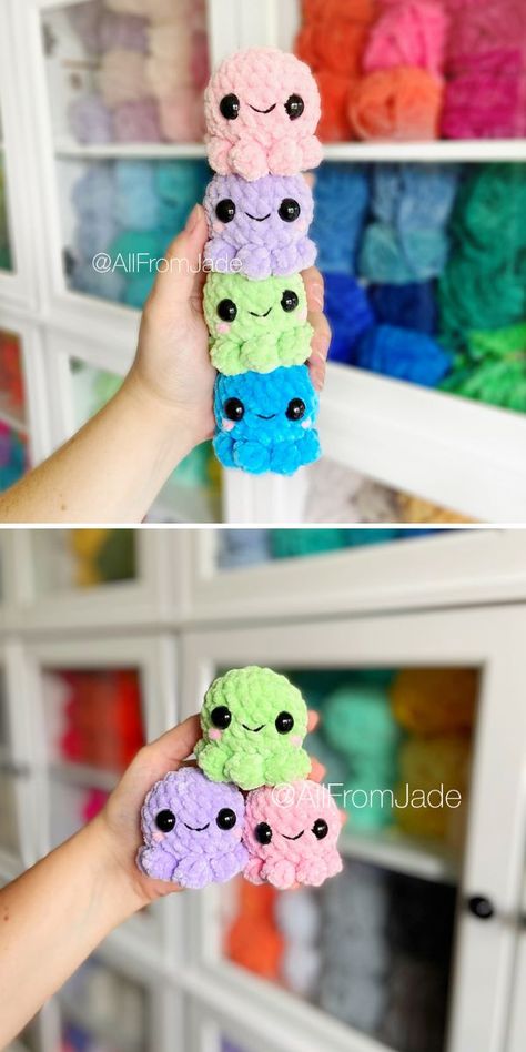 20 Best Free No-Sew Amigurumi Patterns for 2023 Crochet Projects To Sell, Chunky Yarn Crochet, Crochet Project Free, Quick Crochet Projects, Easy Crochet Animals, Crochet Patterns Free Beginner, Quick Crochet Patterns, Crocheted Items, Crochet Keychain Pattern