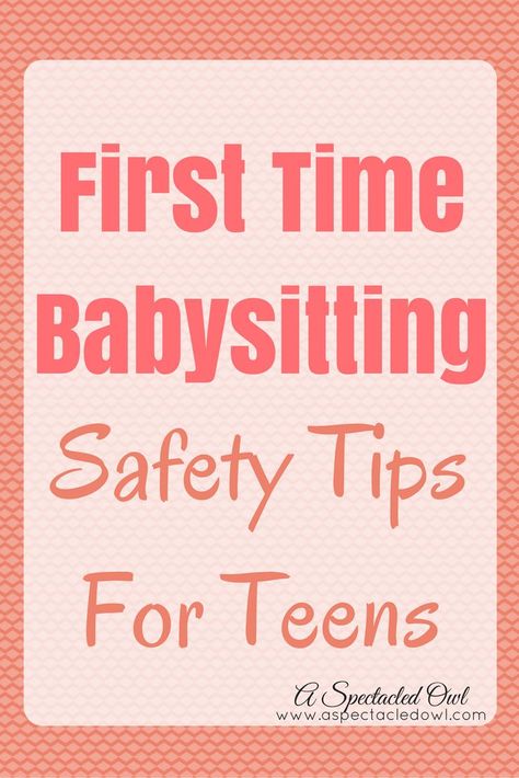 First Time Babysitting Safety Tips For Teens Babysitting Bag, Babysitting Hacks, Babysitting Kit, Babysitting Activities, Babysitting Crafts, Babysitting Fun, Tips For Teens, Babysitting Jobs, Jobs For Teens