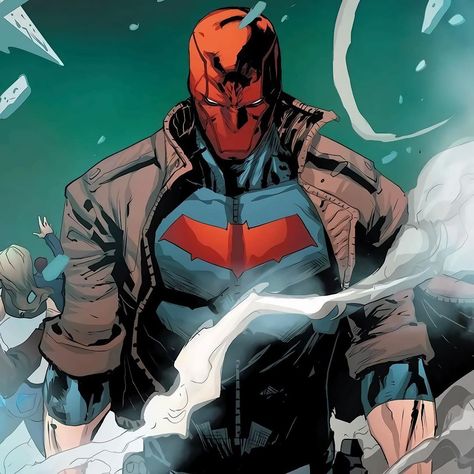 Jason Todd Red Hood, Red Hood Wallpaper, Red Hood Dc, Red Hood Comic, Red Hood Jason Todd, Dc Icons, Jay Bird, Arkham Knight, Batman Comic Art