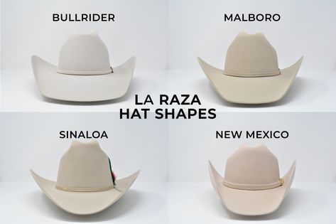 Stetson: E5 Sahara Rancher 6X (Pre-Shaped Cattleman Crown) – La Raza Western Wear Cowboy Hat Shapes Style, Cowboy Hat Shapes, Best Cowboy Hats, Cowboy Hat Styles, Hat Styles, Cowboy Hat, Western Wear, Hat Fashion, Face Shapes