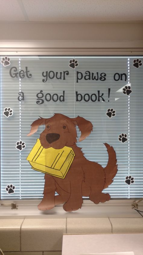 Disney Themed Classroom, Library Themes, Puppy Paw Prints, Classroom Decor Themes, 4th Grade Classroom, Church Crafts, Library Displays, New Classroom, Library Decor