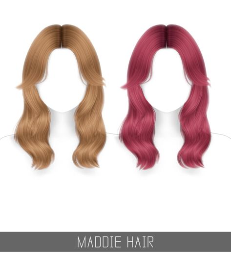 Hairstyles: MADDIE HAIR – Simpliciaty. Medium length hairstyle with curtain bangs, inspired by Madelyn Cline for Harper’s Bazaar Vietnam. 54 swatches; Toddler & Child versions available; Enabled for all genders; HQ mod compatible; Custom Shadow Map; Smooth weighting; Hat compatible; All LOD’s; The post MADDIE HAIR at Simpliciaty appeared first on Lana CC Finds - Sims CC, Hair, Worlds, Cheats, Guides, Mods Sssvitlas. Sims 4 Cc Childs Hair Patreon, Alpha Hair Sims 4 Cc, Ts4 Cc Hair Alpha, Sims 4 Hair Cc Alpha, Ts4 Cc Hair, Hairstyle With Curtain Bangs, S4cc Hair, Medium Length Hairstyle, The Sims 4 Cabelos