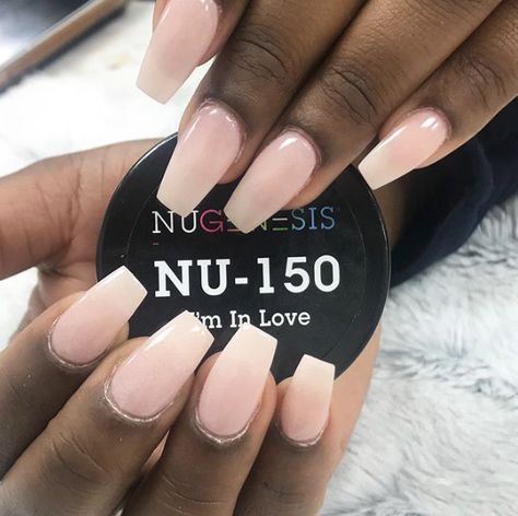 Nugenesis Cotton White, Nugenesis Nails Colors, Nugenesis Neutral Colors, Nugenesis Dipping Powder Colors Pink, Dip Nails Nugenesis, Nu Genesis Dip Powder Colors, Nugenesis Pink Dipping Powder, Nugenesis Dipping Powder Colors, Sns Dipping Powder Nails