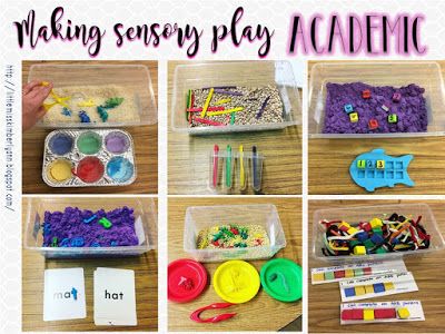 Making Sensory Play ACADEMIC Sensory Processing Disorder Activities, Early Childhood Education Degree, Early Childhood Education Activities, Color Sorting Activities, Early Childhood Special Education, Tuff Spot, Activities For Students, Life Skills Classroom, Early Childhood Classrooms