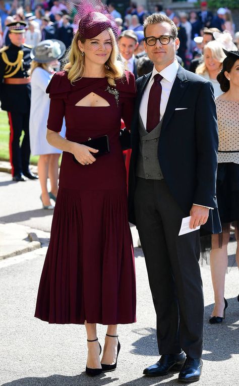 Gabriel Macht & Jacinda Barrett from Meghan Markle and Prince Harry's Royal Wedding Guests | E! News Royal Wedding Guests Outfits, Royal Wedding Outfits, Jacinda Barrett, Meghan Markle Suits, Harry And Meghan Wedding, Princ Harry, Harry Wedding, Gina Torres, Gabriel Macht