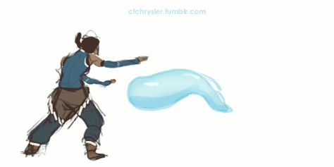 The martial arts of bending: Part 2 - Water - Imgur Waterbending Gif, Korra Waterbending, Nice Gif, Water Bending, Water Bender, Accel World, Avatar Series, Korra Avatar, Air Bender