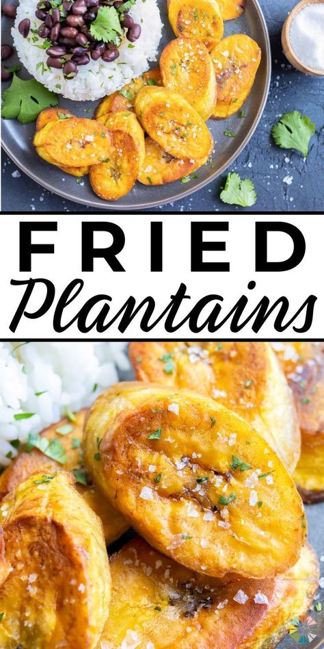 This quick and easy fried plantains recipe is the most satisfying combination of crispy, sweet, and salty. Freshly cut ripe plantains are fried in coconut oil until they’re caramelized to perfection. Once you get the technique under your belt, you’ll be serving this traditional and naturally vegan and gluten-free side dish all the time. Try them today! Fried Sweet Plantains, Appetizers Meat, Plantains Recipe, Fried Plantain Recipe, How To Cook Plantains, Fried Meat, Sweet Plantains, Keto Meat, Fried Plantains