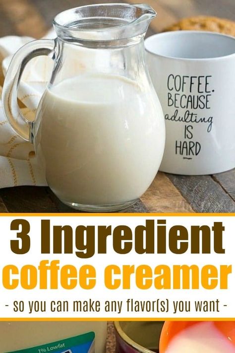 Creamer Homemade, Pumpkin Creamer, Homemade Pumpkin Spice Coffee Creamer, Pumpkin Coffee Creamer, Homemade Coffee Creamer Recipe, Homemade Pumpkin Spice Coffee, Healthy Coffee Creamer, Diy Coffee Creamer, Keto Coffee Creamer