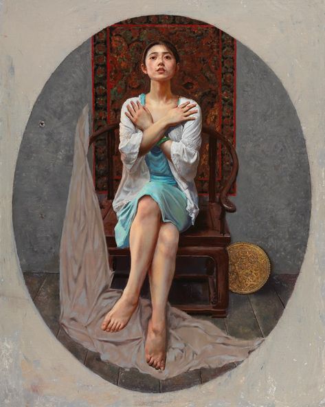 Fortuny's Carpet by He Lihuai - Art Renewal Center He Lihuai, Kim English, Alfred Stevens, Antonio Canova, Camille Claudel, Audrey Kawasaki, Chongqing, Oil Painters, Tianjin