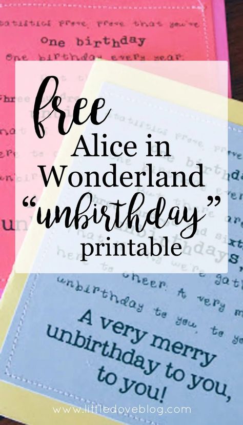 Happy Un Birthday Alice In Wonderland, Unbirthday Party Invitations, Free Alice In Wonderland Svg Files, Unbirthday Party Ideas Diy, Diy Wonderland Decorations, A Very Merry Unbirthday, Printable Alice In Wonderland Free, Alice In Wonderland Party Printables, Very Merry Unbirthday Party Ideas