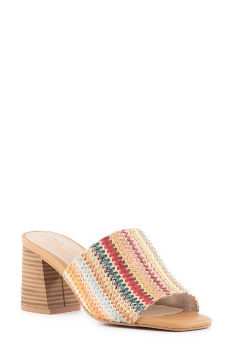 Seychelles Seychelle Adapt Slide Sandal available at #Nordstrom Open Toe Sandals, Elevate Your Look, Sandal Women, Seychelles, Stacked Heel, Slide Sandals, Spring Summer Fashion, Women's Shoes, Open Toe