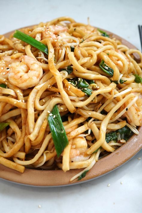 Din Tai Fung Spicy Noodles Recipe, Spicy Noodles Recipe, Shanghai Noodles, Fried Noodles Recipe, Din Tai Fung, Cooking Mama, Asian Noodle, Fried Noodles, Spicy Noodles