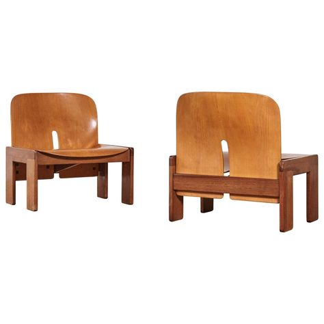 Rare Pair of Afra Tobia Scarpa Chair, Cassina Chair, Tobia Scarpa, Deco Chairs, Joe Colombo, Mid Century Lounge Chairs, Dream Furniture, Dining Room Chairs Modern, Contemporary Chairs