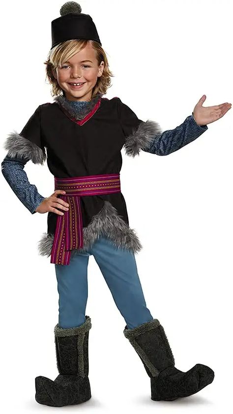 Kristoff Costume, Popular Disney Movies, Kristoff Frozen, Frozen Jr, Toddler Boy Costumes, Olaf Costume, Disney Costume, Frozen Kids, Frozen Costume