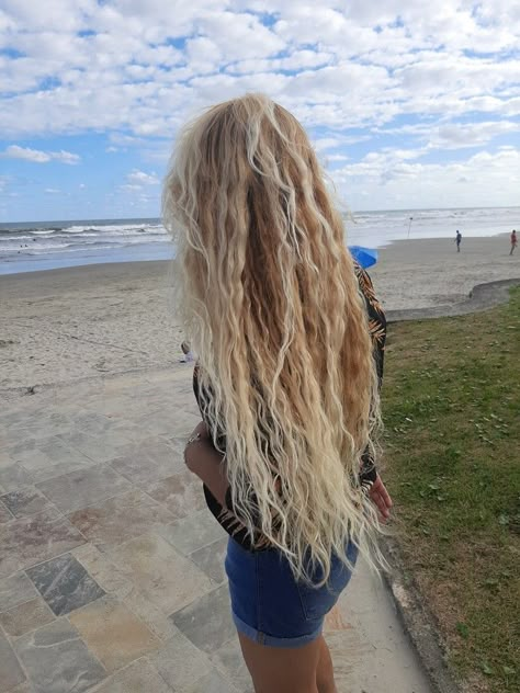 Long Blonde Mermaid Hair, Surfer Blonde Hair, Blonde Mermaid Hair, Surf Girl Hair, Beach Girl Hair, Surfer Girl Hair, Surf Hair, Surfer Hair, Summer Blonde Hair