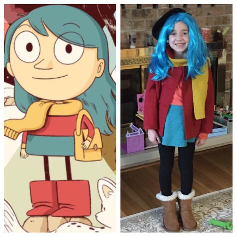 Hilda from Netflix ❤️ Hilda Halloween Costume, Hilda Costume, Hilda Cosplay, Literacy Week, Book Day Costumes, Animation Storyboard, Book Week Costume, Colorful Invitations, Costume Parties