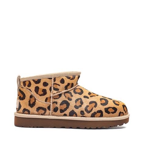 Womens UGG® Classic Ultra Mini Boot - Leopard | JourneysCanada Ugg Classic Ultra Mini, Leopard Fashion, Sheepskin Boots, Ugg Classic, Shoe Size Chart, Womens Uggs, Ugg Shoes, Ugg Boots, Boots Men