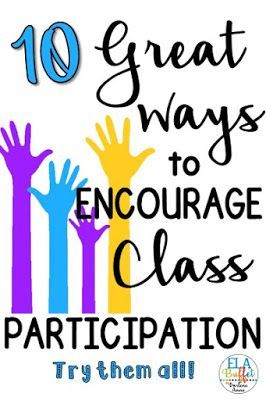 We know that class participation can accomplish many goals as an instructional strategy. In addition to engaging students, participation promotes speaking and listening skills, and can be utilized as Class Participation Ideas, Middle School Teaching, Class Participation, Effective Teaching Strategies, Clever Classroom, Teaching College, Middle School Lessons, Secondary Classroom, Classroom Culture