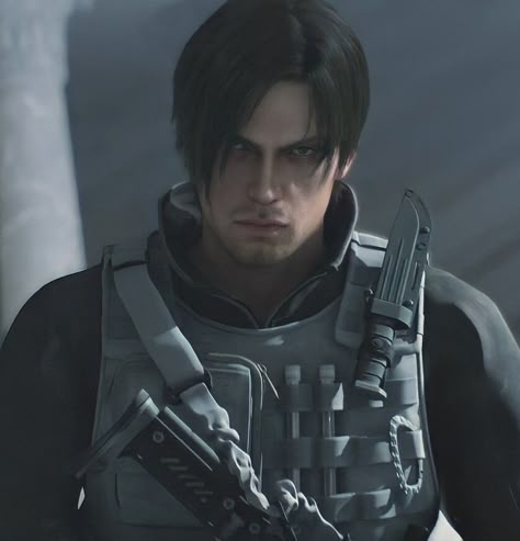 Damnation Leon, Leon Drawing, Resident Evil Damnation, I Want Him So Bad, Leon Scott, Resident Evil Leon, My Bae, Resident Evil, Video Game