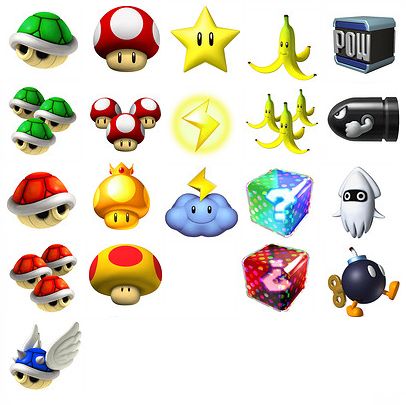 mario kart power ups images - Google Search Rainbow Road Mario Kart, Mario Kart Characters, Mario Kart Party, Mario Crafts, Mario Kart Wii, Super Mario Bros Party, Super Mario Kart, Mario Bros Party, Mario Birthday Party