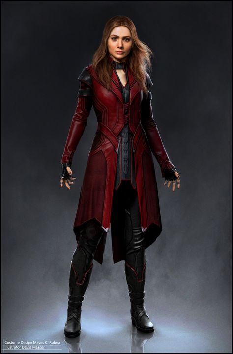 Wandavision Wanda, Scarlet Witch Costume, Scarlet Witch Comic, Marvel Concept Art, Superhero Suits, Super Suit, Super Hero Outfits, Scarlet Witch Marvel, Scarlett Witch