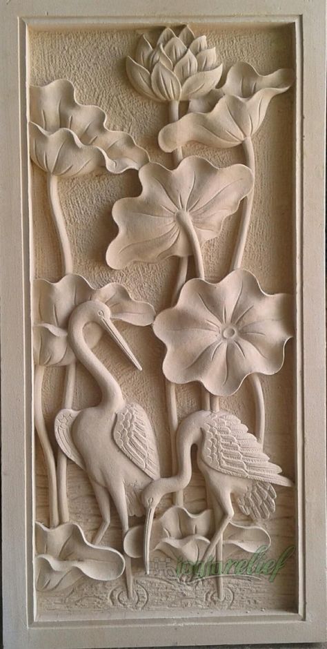 Mural Art Design, Antique Sculpture, Plaster Sculpture, Plaster Wall Art, Seni Dan Kraf, Clay Wall Art, Wood Carving Designs, Wood Carving Patterns, Clay Wall