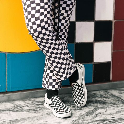 Nothing quite like 🏁 on 🏁. Groovy Fits, Chequered Flag, Nasa Clothes, Tartan Pants, Nike Shoes Air Force, Black And White Aesthetic, Dope Outfits, May 7, Private Label