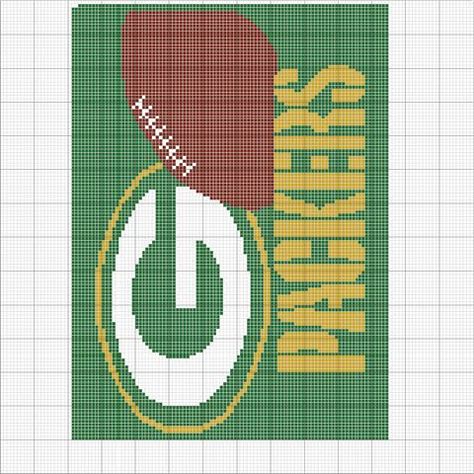 green bay graph afghan | the graph will not print out properly so if you want a printable copy ... Perler Football, Green Bay Packers Blanket, Green Bay Packers Party, Green Bay Packers Art, Green Bay Packers Funny, Green Bay Packers Crafts, Green Bay Packers Gifts, Packers Gifts, Green Bay Packers Clothing