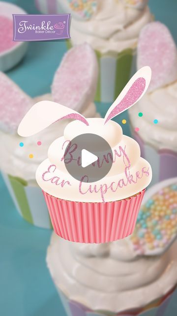 🇨🇦 Twinkle Baker Décor Canada on Instagram: "These Bunny Ear Cupcakes🐰🧁are the prettiest treats to serve at your Easter Party!
​
We are using our Pastel Mini Beads Sprinkles and Pink Sweet Sand to create these fun and easy treats!
​
Find us at ➡️ bit.ly/3FjS9GT
.
.
.
.
.
#twinklebakerdecor_ca #torontofood #torontosweets #cakedecoratingsupplies #spring #springbaking #springtreats #easter #eastertreat #eastertreats #easterbaking #springcupcakes #eastercupcake #eastercupcakes #eastercakesicles #cupcake #cupcakes #cupcakeart #cupcakedecorating #cupcakestyles #bunnycupcakes #bunnycupcake #bunnycake" Bunny Ear Cupcakes, Bunny Cupcake Toppers, Nordic Ware Bunny Cakelet Recipe, Spring Cupcakes, Spring Baking, Toronto Food, Bunny Cupcakes, Spring Treats, Cupcake Art