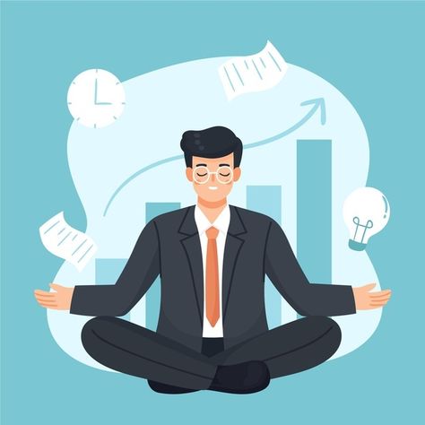 Person Meditating, Meditation Illustration, Campaign Branding, Employee Wellness Programs, Corporate Wellness Programs, Improve Employee Engagement, Meditation Pose, Health Yoga, Online Counseling