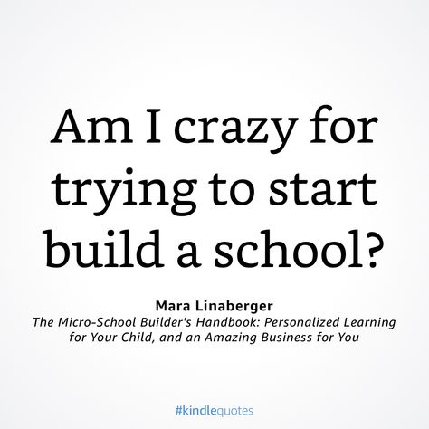 YOU ARE NOT CRAZY!!! There IS a process you can follow though, to make the journey faster and more effective. Get a free 9-step guide to get started today: www.microschoolbuilders.com/guide #microschool #microschools #microschoolbuilders #teacher #teachers #teach #teacherstyle #curiosity #edu #education #selfdirectededucation #school #students #entepreneur #edupreneur #dreamitdoit #buildthefuture #whatwillyoucreate #reimagineschool #alternativeeducation Microschool Ideas, Dream It Do It, Am I Crazy, Alternative Education, Holistic Education, Homeschool Ideas, Personalized Learning, Teacher Style, School Students