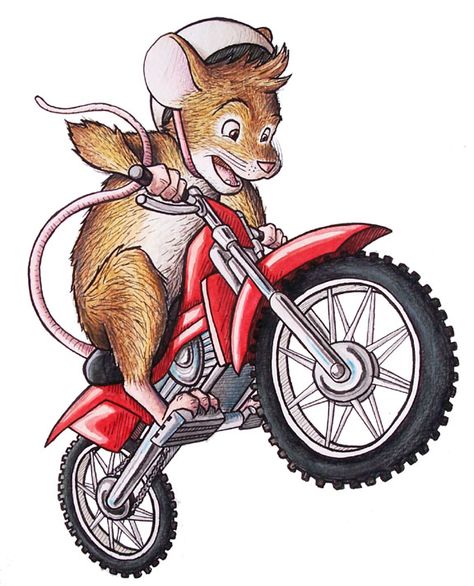 Mouse and the Motorcycle Characters | Mouse and the Motorcycle The Mouse And The Motorcycle, Mouse And The Motorcycle, Motorcycle Party, Beverly Cleary, Mouse Drawing, Novel Studies, Game Character Design, Wedding Humor, A Mouse