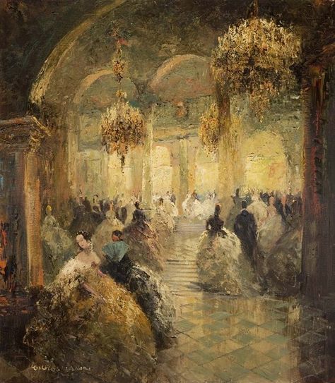 poboh:    Opera Ball, Ludwig Gschossmann. Germany (1894 - 1988) Art Bizarre, متحف فني, Era Victoria, Rennaissance Art, Soyut Sanat Tabloları, People Dancing, Paul Gauguin, Pierre Auguste Renoir, Arte Inspo