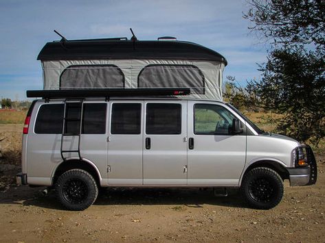 Chevy Express/Savanah | coloradocampervan Chevy Express Van Conversion, Moto Van, Camper Van Conversions, Off Road Rv, 4x4 Camper Van, Custom Camper Vans, Chevy 4x4, Conversion Van, Custom Campers