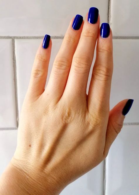 A true lapis lazuli #nailpolish by #Rimmel London 60 Seconds SuperShine 828 Danny Boy, Blue! #Review and #swatches Rimmel 60 Second Nail Polish, Rimmel Nail Polish, Danny Boy, London Nails, Rimmel London, Blue Bottle, Rimmel, 60 Seconds, Boy Blue