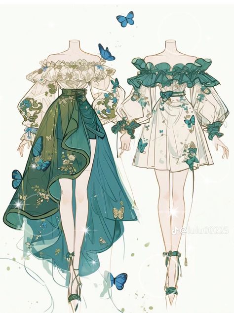 Relatable Illustrations, Dress Design Drawing, Clothing Design Sketches, Yes But, Fashion Drawing Dresses, Drawing Anime Clothes, Anime Inspired Outfits, Dress Design Sketches, Fashion Illustration Dresses